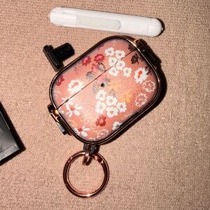 Floral AirPods Pro 3 Case with Keychain